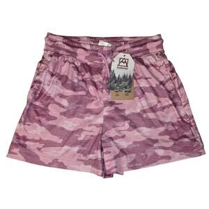 Avalanche Girls Shorts L 14/16 Pink Camo Lightweight Stretch NWT